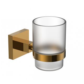 Стакан для зубных щеток с держателем Wonzon & Woghand Polo WW-8921-DG тёмное золото